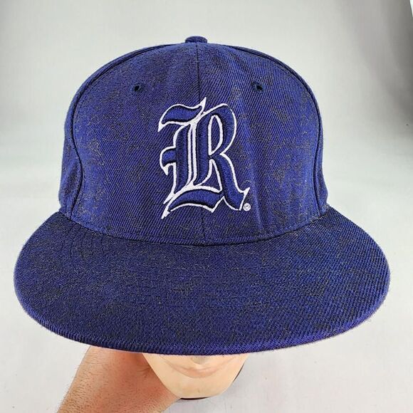 zephyr 32/5 NCAA Rice Owls University Size 7 1/2 Navy Wool The Game Rice Cap Hat - Picture 8 of 14